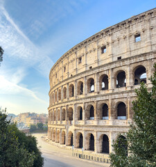 Fototapeta premium View of the Roman Colosseum in Rome