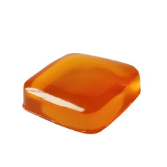 A lozenge for soothing a sore throat showcased against a transparent background
