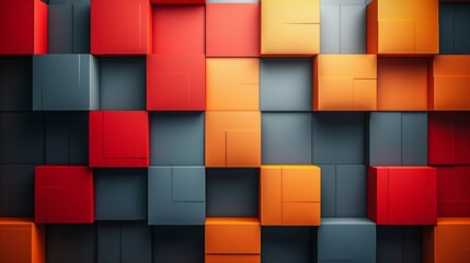 Abstract cubic design. Ideal for modern architecture, 3D design, and creative backgrounds, perfect for visual identity and graphic projects.