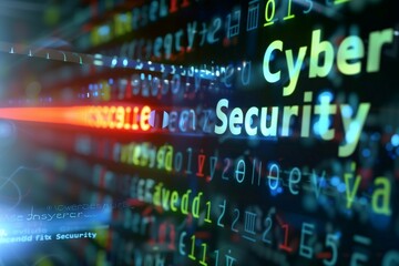 Obraz premium Cyber Security Concept