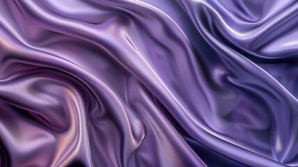 Obraz premium Luxurious smooth purple silk fabric with elegant drapery and artistic folds