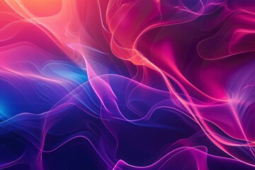 Vibrant abstract background with dynamic shapes and neon gradients that evoke a sense of excitement