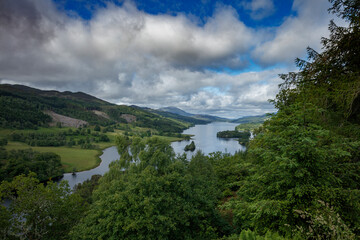 Fototapeta na wymiar Queen's View Overlooking Loch Tummel