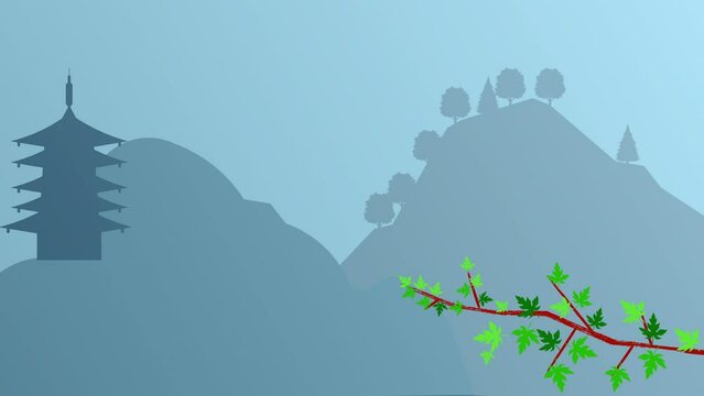 蒙霧升降　ふかききりまとう