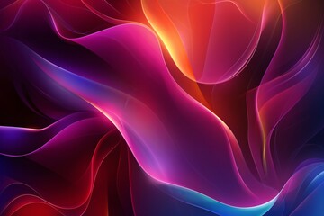 Vibrant abstract background with dynamic shapes and neon gradients that evoke a sense of excitement