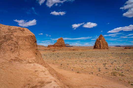 Cathedral Valley, Capitol Reef National Park, Utah, America, USA.