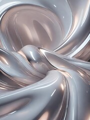 Wavy and curvy black and white, light gray lines abstract industrial concept background.