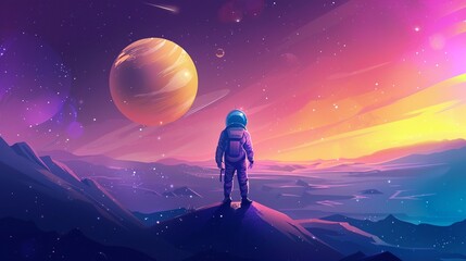 Write about a phenomenal and wondrous journey through time and space - obrazy, fototapety, plakaty