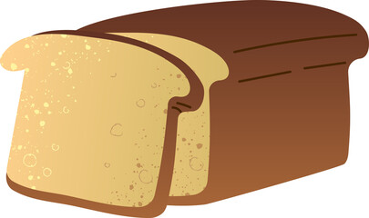 Black bread food from bakery