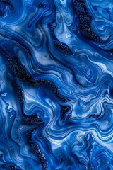 Witness the hypnotic allure of abstract water patterns, where intricate designs and swirling shapes mesmerize the eye - obrazy, fototapety, plakaty