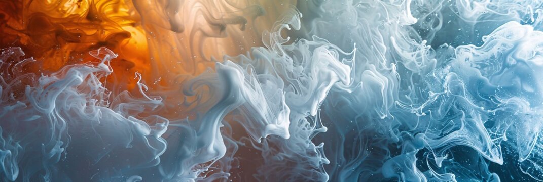 Witness the dynamic energy of abstract water compositions, where swirling currents and crashing waves collide in a symphony of movement and sound