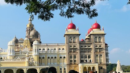 beautiful famous building of bengaluru, india
