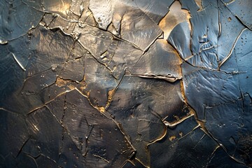 Immerse yourself in a world of abstract metal textures, where rough surfaces contrast with smooth reflections