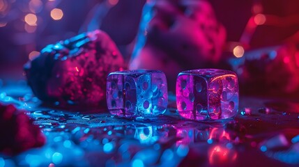 roll the dice diamonds wallpaper hd 8k