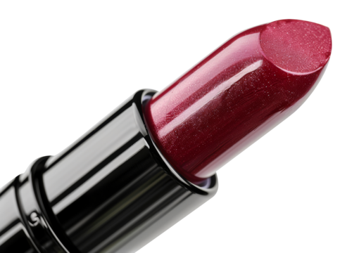 Red sparkling lipstick bullet