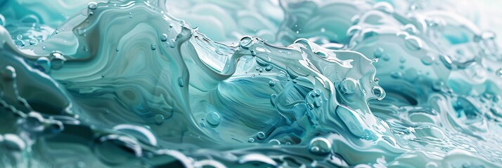 Delve into the mystical depths of abstract water compositions, where swirling currents evoke a sense of wonder and exploration