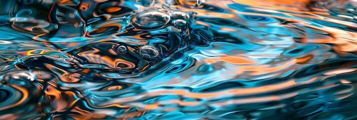 Behold the captivating magic of abstract water compositions, where swirling eddies and shimmering surfaces create a spellbinding visual spectacle