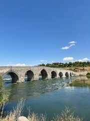 Fototapeta premium old bridge over the river