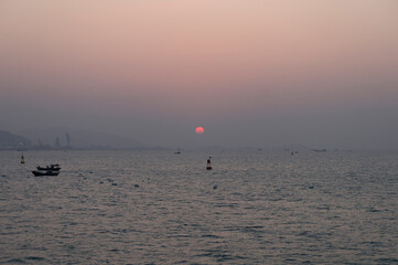 Sea & Pink Sunset