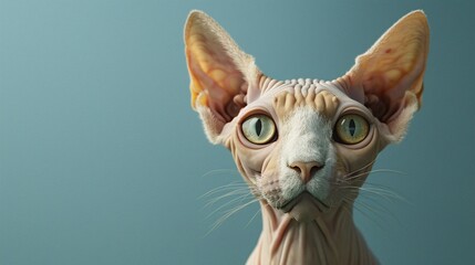  sphinx cat on isolated background