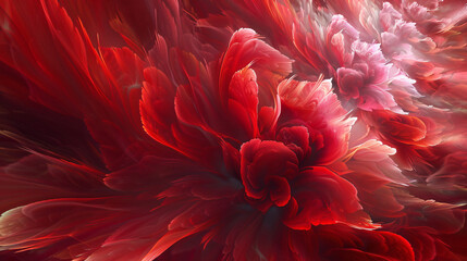 Vibrant red colors abstract wallpaper