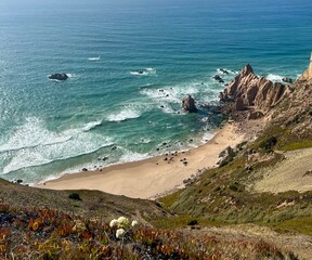 view of the coast of the atlantic ocean