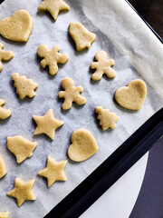 christmas cookies on the table