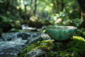 gem bowl in the woods