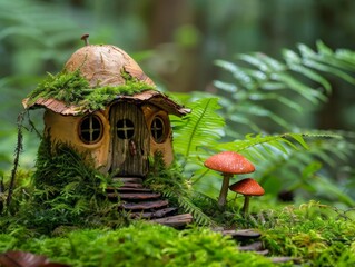 Enchanted Fairy House in the Forest