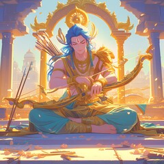 Sacred Temple's Divine Archer, Lord Rama