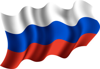 Russia Waving Flag 3D Realistic