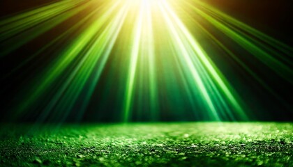 dynamic green gritty spotlight stage design wwe style edged background generative ai