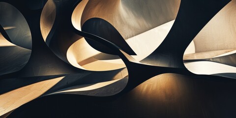 Shadows Unbound: An Exploration of Light and Form - obrazy, fototapety, plakaty