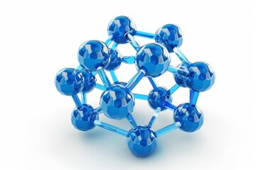 molecular structure of butane hydrocarbon isolated on white background 3d rendering - obrazy, fototapety, plakaty