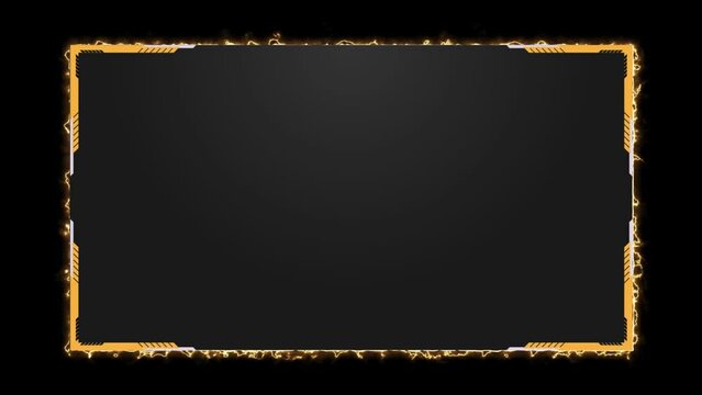 Electric Orange frame for screen