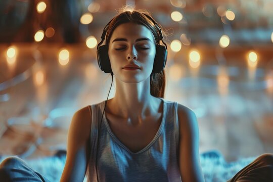 Awakening restful management with calming sounds: strategies for sleep recovery, mental peace, and therapeutic meditation.