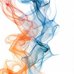 Fluid Motion of Blue and Red Curves in Modern Abstraction