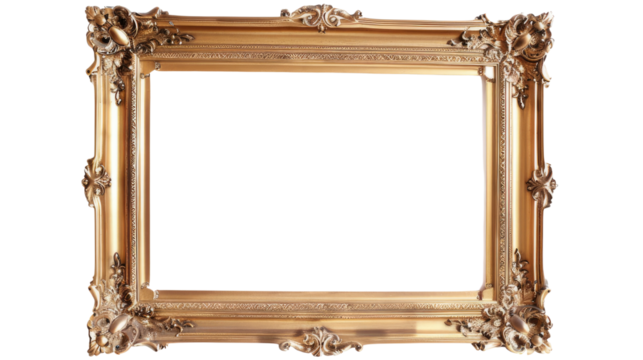 A classic frame that works well in seasons with a transparent background.
