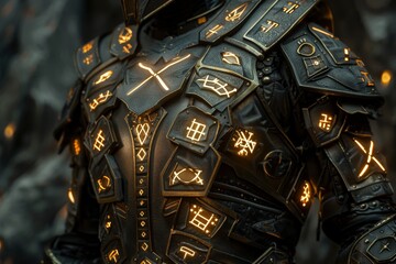 Futuristic Sci-Fi Armor Closeup