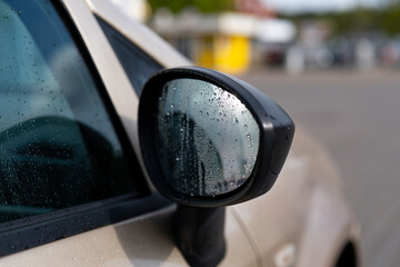 Car side mirror.