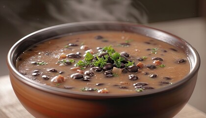 Minimalist red bean porridge presentation, simplicity meets flavor explosion 🍲🌱 #HealthyEating #SimplicityInFood