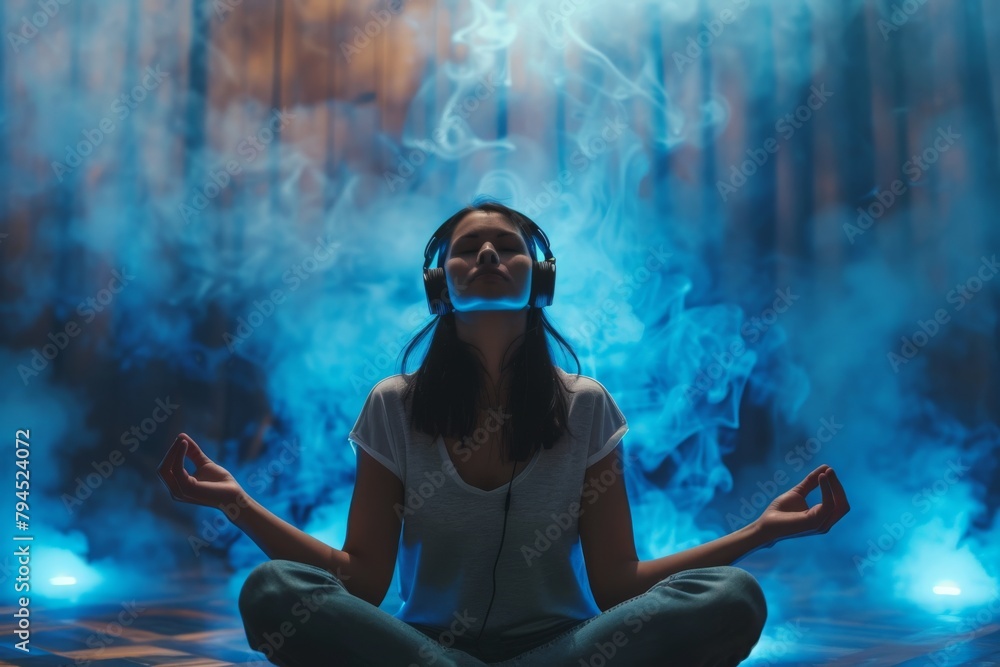 Poster improving workplace health with sleep soundtracks and membrane potential: techniques for enhancing s