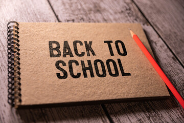 Creative concept with Back to school theme