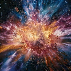 Stellar Explosion The Birth of a Nebula