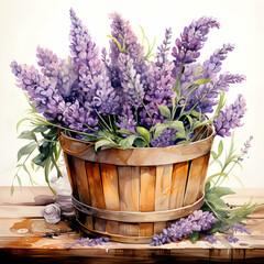 Lavender flowers 