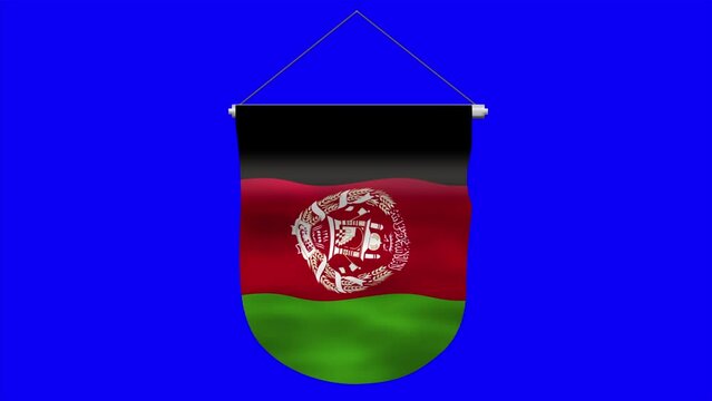 Afghanistan Vertical Flag 