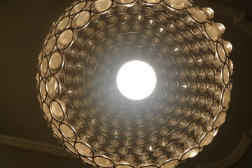 chandelier in the dark