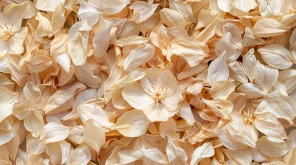Background of dried jasmine flowers