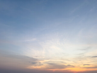 Sunset sky cloudscape