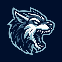Wolf Vector Sports Mascot Logo: Fierce & Loyal Team Emblem for Dominant Branding
